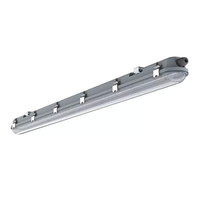 PLAFONIERA IMPERMEABILE LED SERIE M 1200MM 36W 4000K COPERTURA TRASPARENTE 120 LM/W