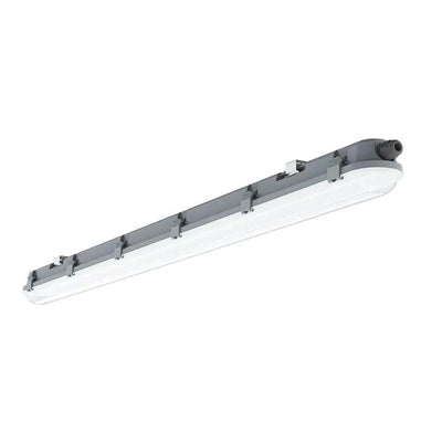 PLAFONIERA IMPERMEABILE LED SERIE M 1500 MM 48W 6400K COPERTURA OPACA 120 LM / W