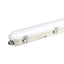 LED PLAFONIERA IMPERMEABILE M-SERIES 1200MM 36W 4000K KIT BATTERIA DI EMERGENZA INCORPORATO PC/PC SS CLIP 120 LM/W