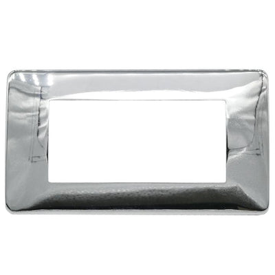 PLACCA 7804-4 4P CROMO SIMIL- MTX METALLO