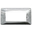 PLACCA 7804-4 4P CROMO SIMIL- MTX METALLO