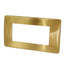 PLACCA 7804-6 4P ORO SPAZZOLATO SIMIL-MTX METALLO