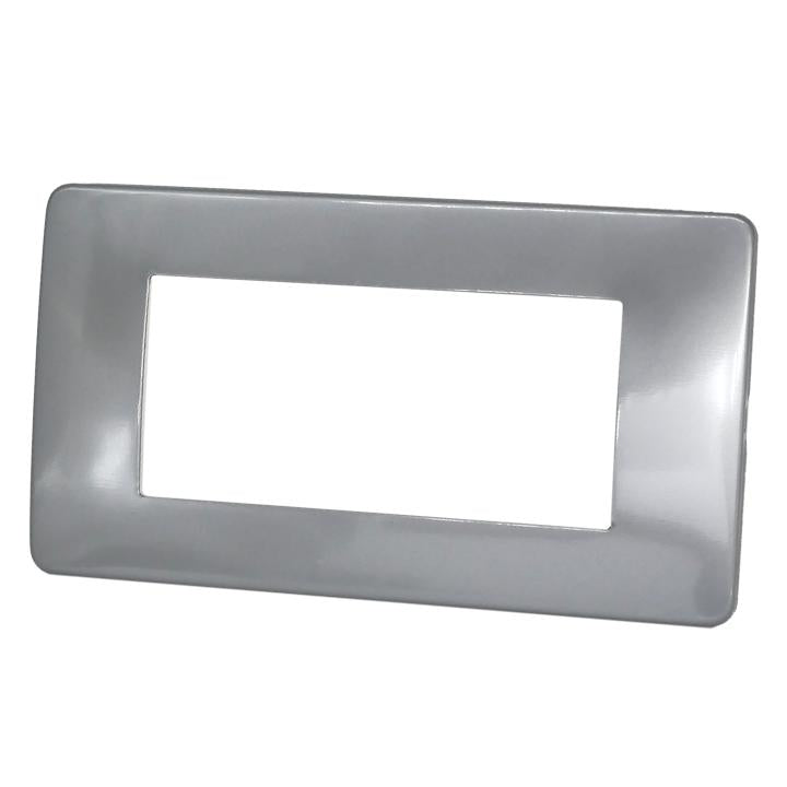 PLACCA 7804-7 4P GRIGIO CHIAROSIMIL-MTX METALLO