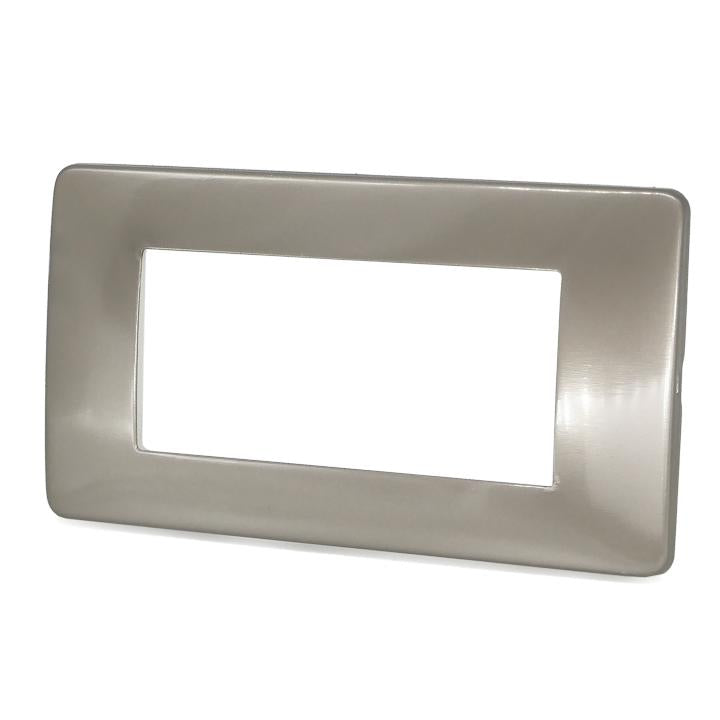 PLACCA 7804-8 4P CHAMPAGNE SIMIL-MTX METALLO