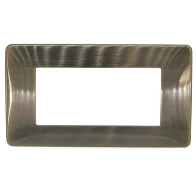 PLACCA 7804-9 4P BRONZO SPAZZOLATO SIMIL-MTX METALLO