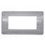 PLACCA 7804-25 4P GRIGIO METALLIZZATO SIMIL-MTX METALLO