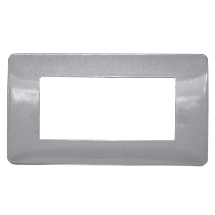 PLACCA 7804-25 4P GRIGIO METALLIZZATO SIMIL-MTX METALLO