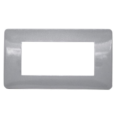 PLACCA 7804-25 4P GRIGIO METALLIZZATO SIMIL-MTX METALLO