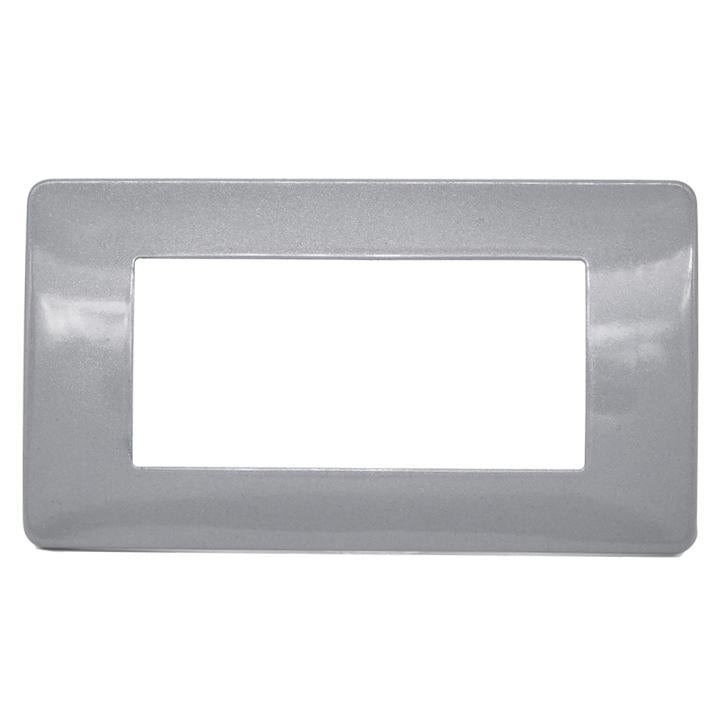 PLACCA 7804-25 4P GRIGIO METALLIZZATO SIMIL-MTX METALLO