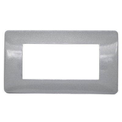 PLACCA 7804-25 4P GRIGIO METALLIZZATO SIMIL-MTX METALLO