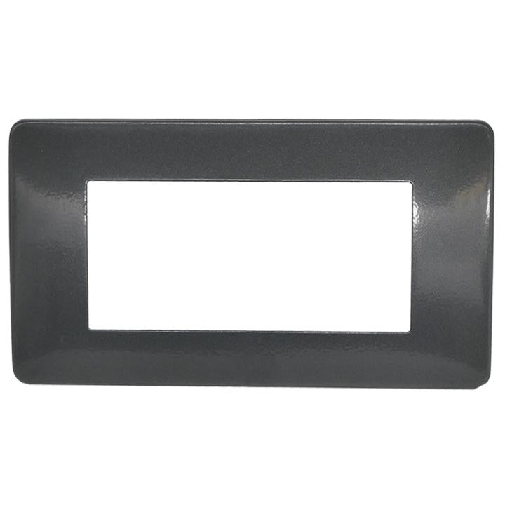 PLACCA 7804-26 4P ANTRACITE SIMIL-MTX METALLO