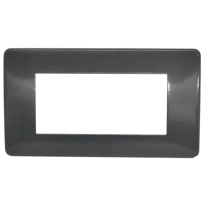 PLACCA 7804-26 4P ANTRACITE SIMIL-MTX METALLO