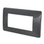 PLACCA 7804-26 4P ANTRACITE SIMIL-MTX METALLO