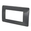 PLACCA 7804-26 4P ANTRACITE SIMIL-MTX METALLO
