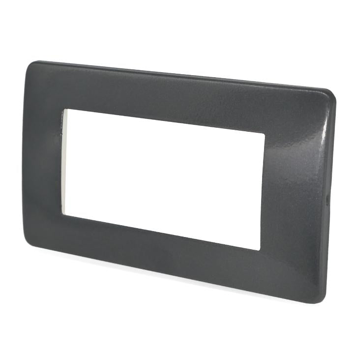 PLACCA 7804-26 4P ANTRACITE SIMIL-MTX METALLO