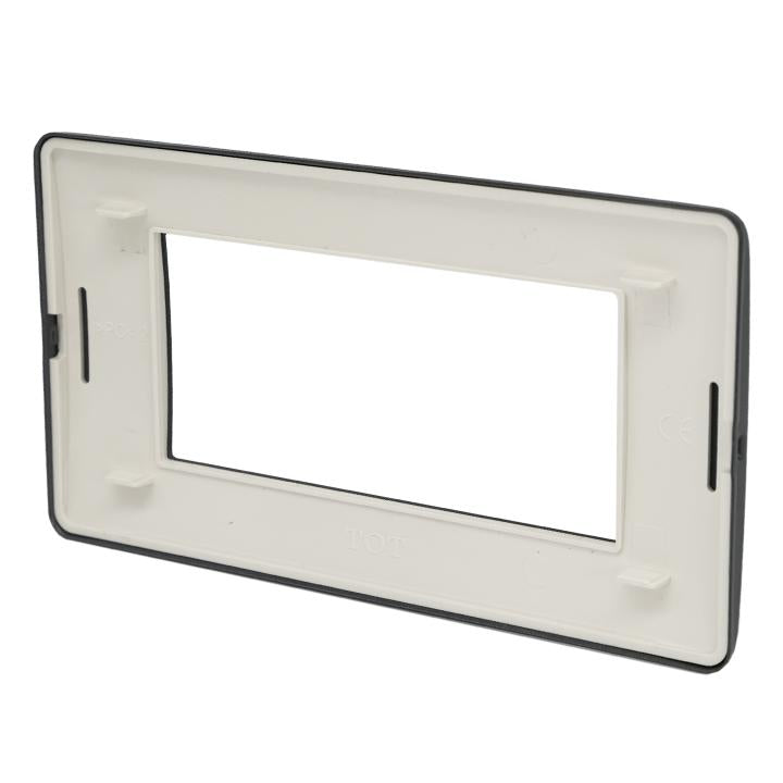 PLACCA 7804-26 4P ANTRACITE SIMIL-MTX METALLO