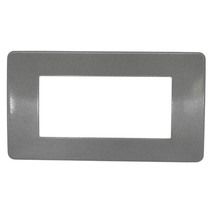 PLACCA 7804-29 4P PLATINO SIMIL-MTX METALLO