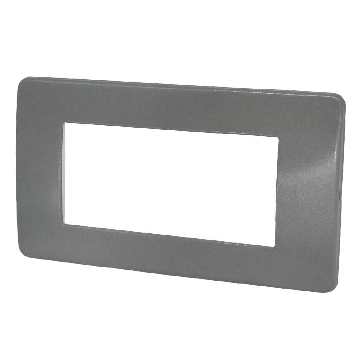 PLACCA 7804-29 4P PLATINO SIMIL-MTX METALLO