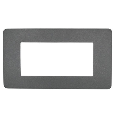 PLACCA 7804-30 4P ANTRACITE METALLIZZATO/MTX METALLO