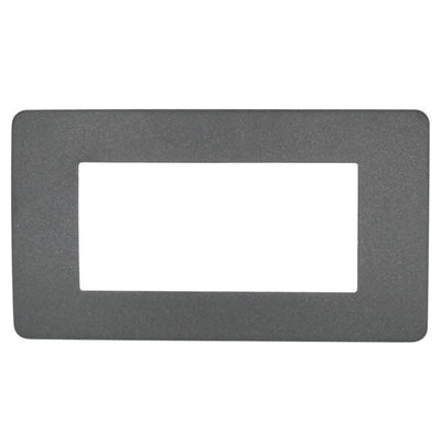 PLACCA 7804-30 4P ANTRACITE METALLIZZATO/MTX METALLO
