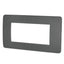 PLACCA 7804-30 4P ANTRACITE METALLIZZATO/MTX METALLO