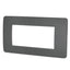 PLACCA 7804-30 4P ANTRACITE METALLIZZATO/MTX METALLO