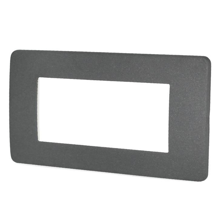 PLACCA 7804-30 4P ANTRACITE METALLIZZATO/MTX METALLO