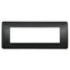 PLACCA 7806-2 6P NERO SIMIL-MTX METALLO T3