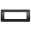 PLACCA 7806-2 6P NERO SIMIL-MTX METALLO T3