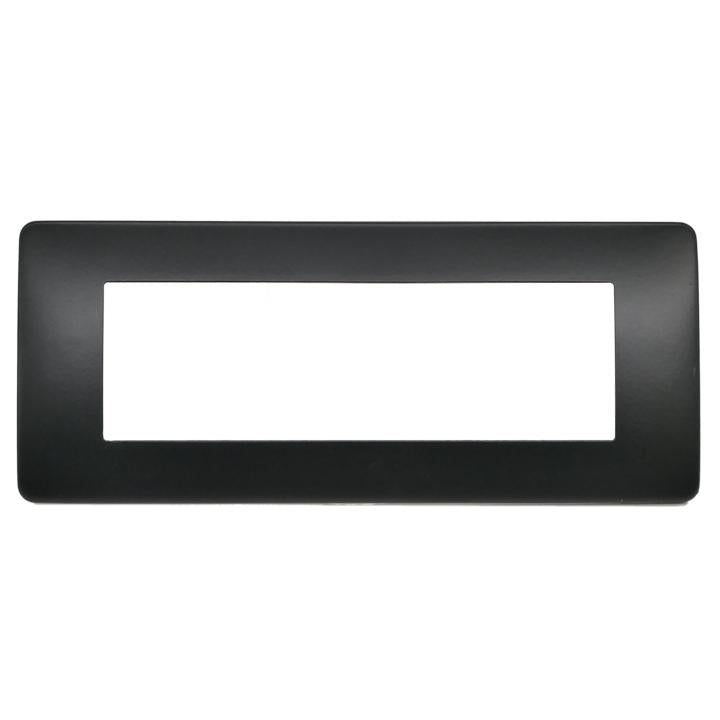 PLACCA 7806-2 6P NERO SIMIL-MTX METALLO T3