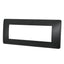 PLACCA 7806-2 6P NERO SIMIL-MTX METALLO T3