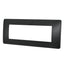 PLACCA 7806-2 6P NERO SIMIL-MTX METALLO T3