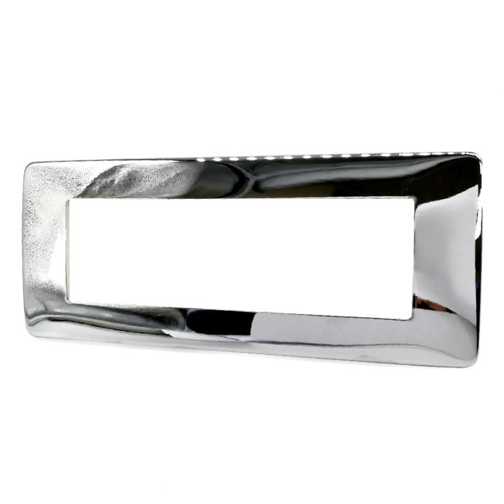 PLACCA 7806-4 6P CROMO SIMIL-MTX METALLO