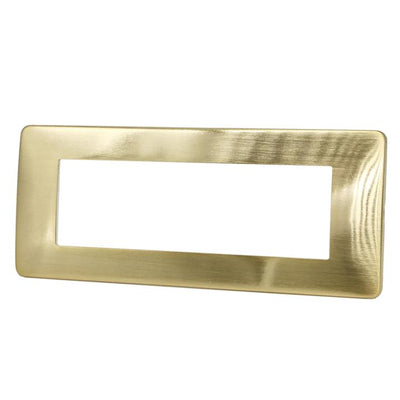 PLACCA 7806-6 6P ORO SPAZZOLATO SIMIL-MTX METALLO