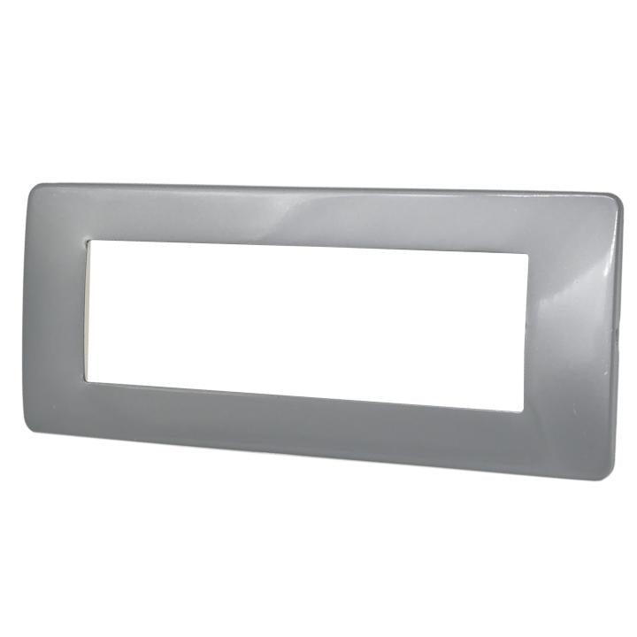PLACCA 7806-7 6P GRIGIO CHIAROSIMIL-MTX METALLO