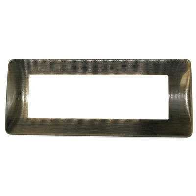 PLACCA 7806-9 6P BRONZO SPAZZOLATO SIMIL-MTX METALLO