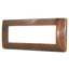 PLACCA 7806-10 6P RAME SPAZZOLATO SIMIL-MTX METALLO