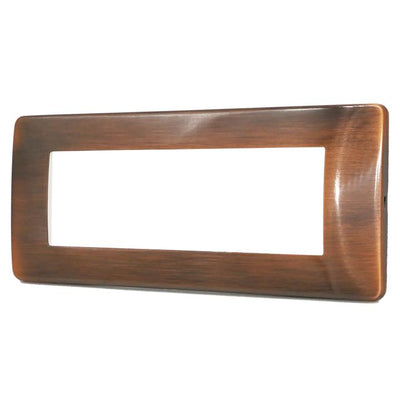 PLACCA 7806-10 6P RAME SPAZZOLATO SIMIL-MTX METALLO