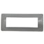 PLACCA 7806-25 6P GRIGIO METALLIZZATO SIMIL-MTX METALLO
