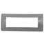 PLACCA 7806-25 6P GRIGIO METALLIZZATO SIMIL-MTX METALLO