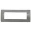 PLACCA 7806-25 6P GRIGIO METALLIZZATO SIMIL-MTX METALLO