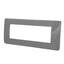 PLACCA 7806-25 6P GRIGIO METALLIZZATO SIMIL-MTX METALLO