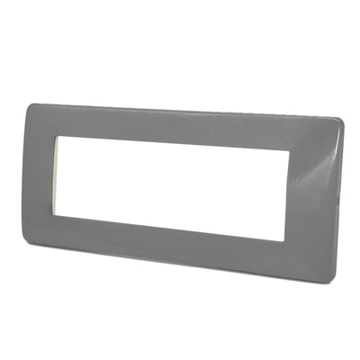 PLACCA 7806-25 6P GRIGIO METALLIZZATO SIMIL-MTX METALLO