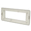 PLACCA 7806-25 6P GRIGIO METALLIZZATO SIMIL-MTX METALLO