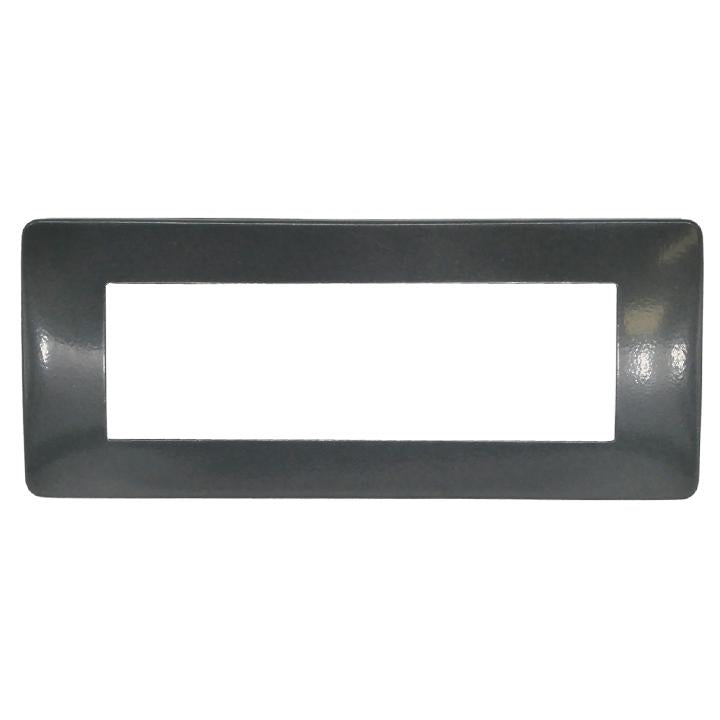 PLACCA 7806-26 6P ANTRACITE SIMIL-MTX METALLO
