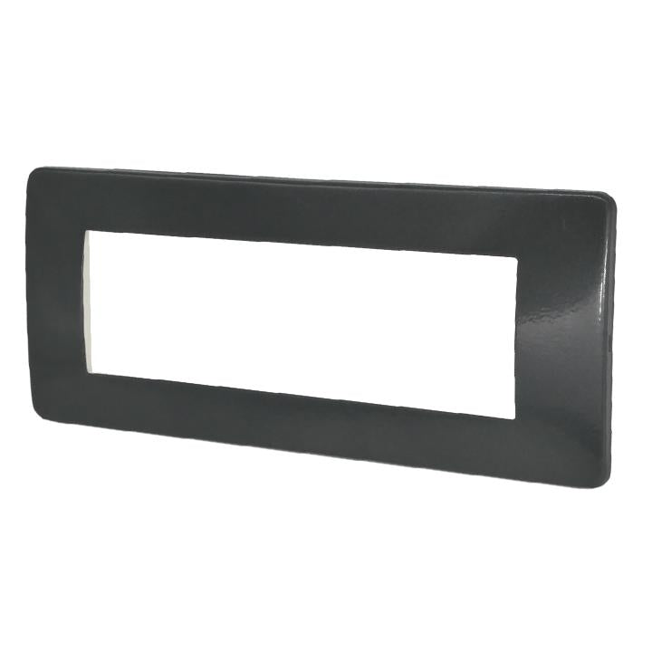 PLACCA 7806-26 6P ANTRACITE SIMIL-MTX METALLO