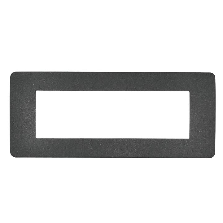 PLACCA 7806-30 6P ANTRACITE METALLIZZATO/MTX METALLO