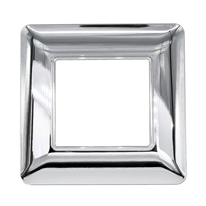 PLACCA 5002-04 2P ARGENTO CROMATO MTX TECNOPOLIMERO