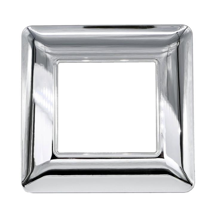 PLACCA 5002-04 2P ARGENTO CROMATO MTX TECNOPOLIMERO