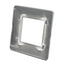 PLACCA 5002-04 2P ARGENTO CROMATO MTX TECNOPOLIMERO